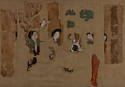 Ladies in a Garden by Unbekannt Unbekannt